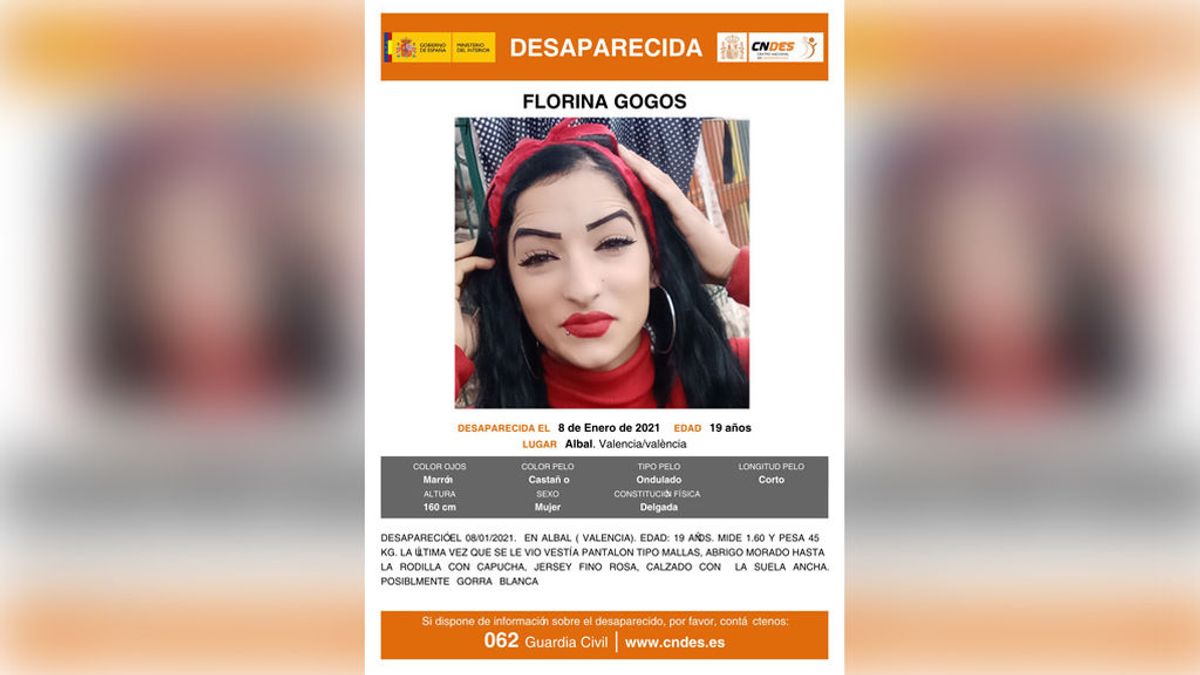 Un cazador encuentra el cadáver de Florina Gogos en Valencia, una joven desaparecida hace días en Albal