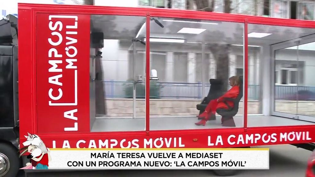 Primeras imágenes de la Campos en su nuevo programa