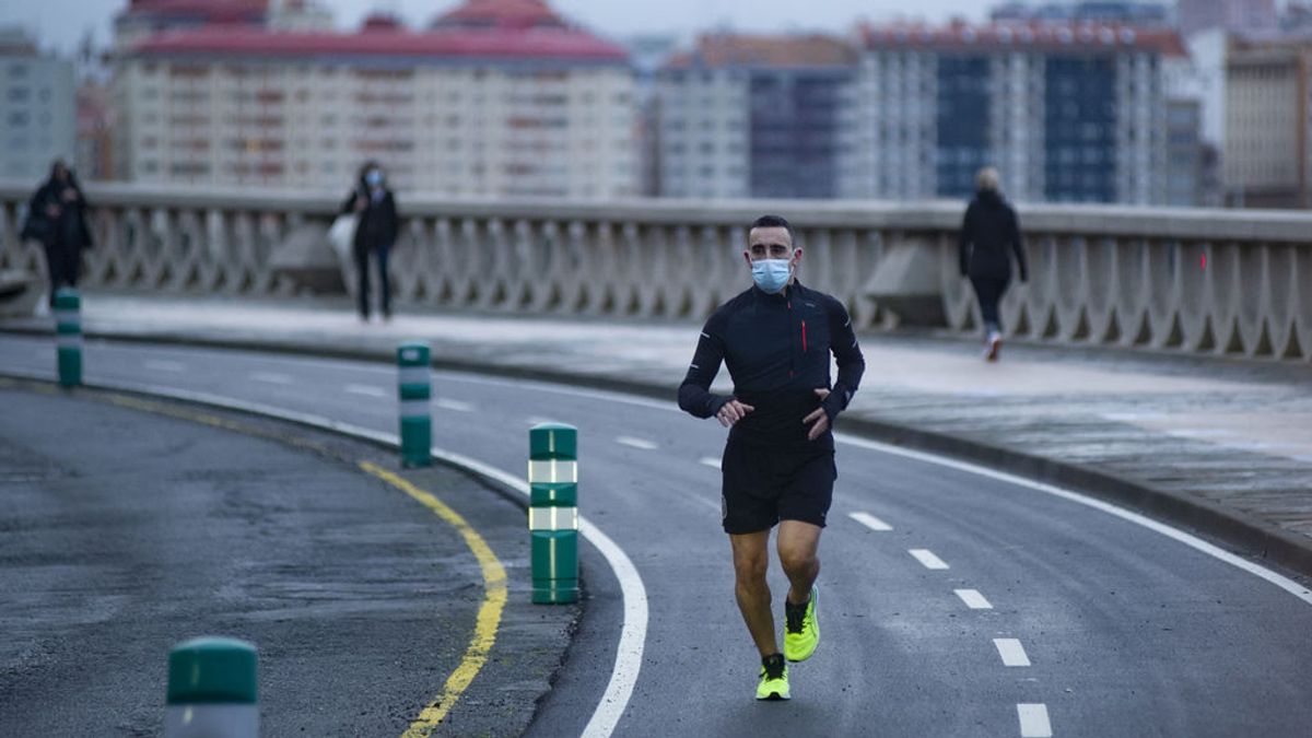 Dónde es obligatorio correr con mascarilla en España