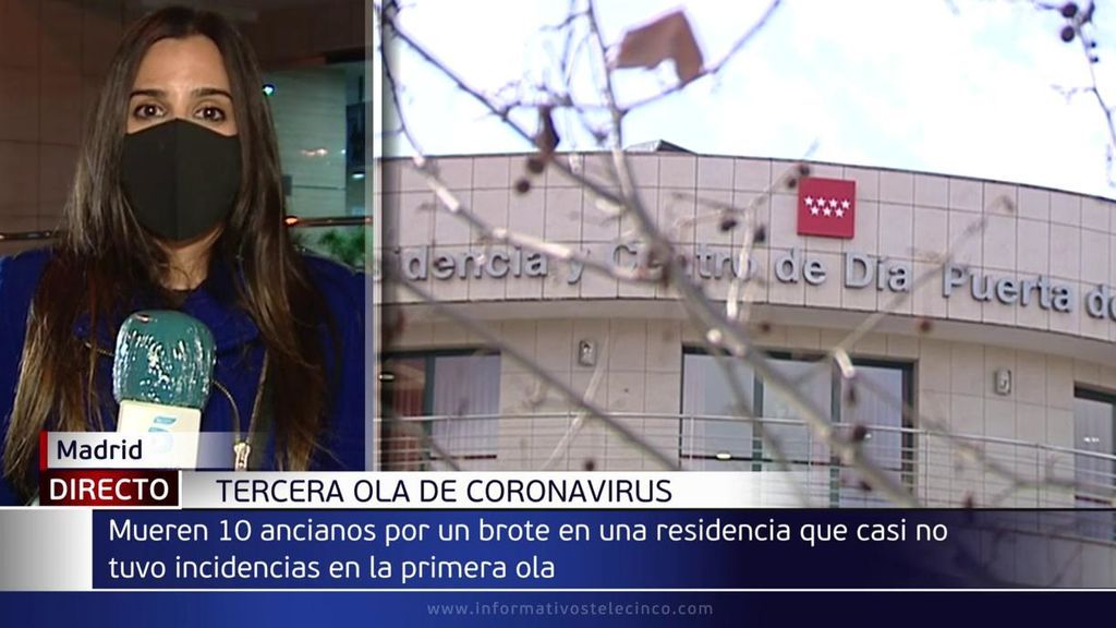 Brote de covid en la residencia Los Nogales Puerta de Hierro en Madrid: 10 ancianos han muerto