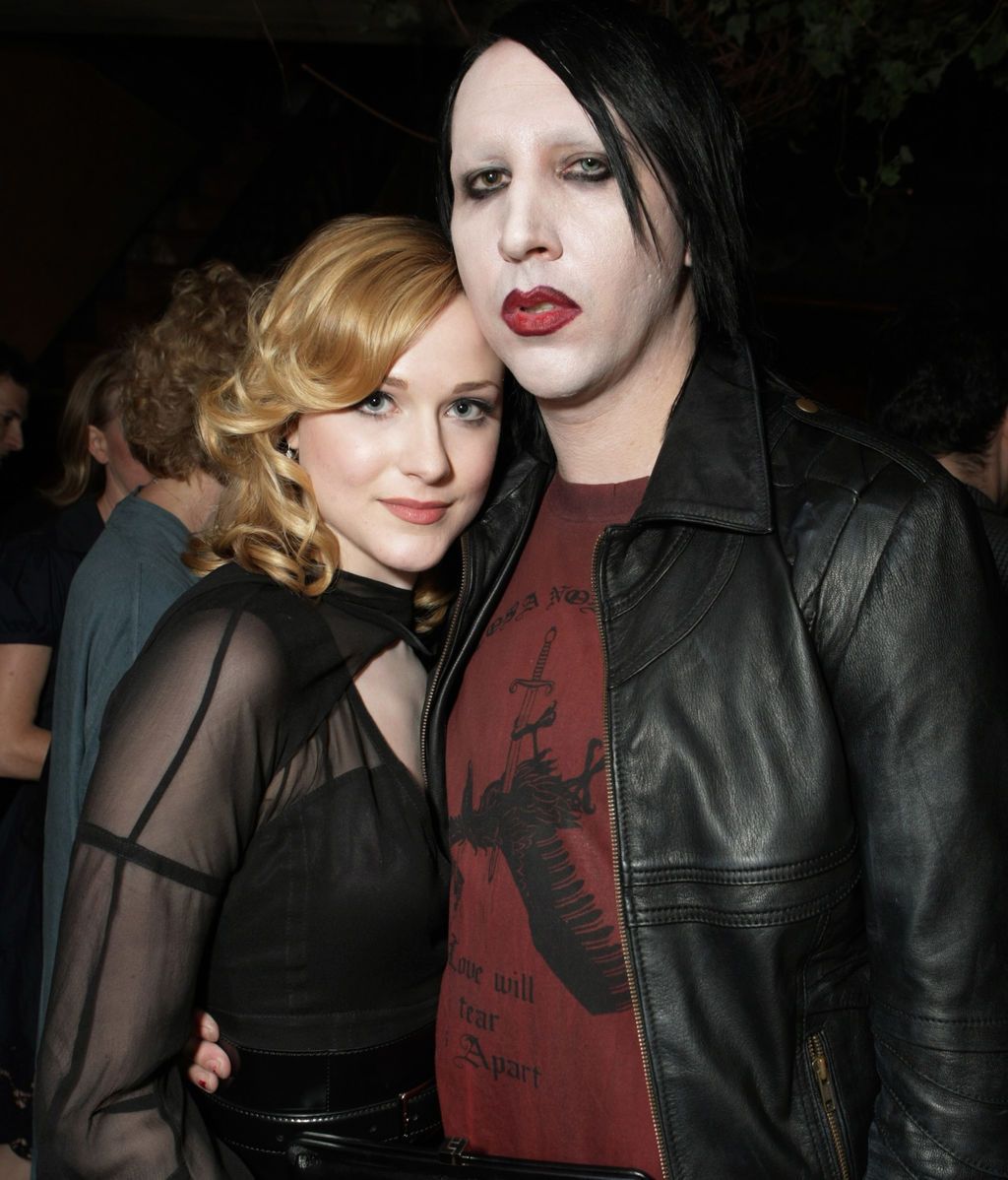 Evan Rachel Wood y Marilyn Manson