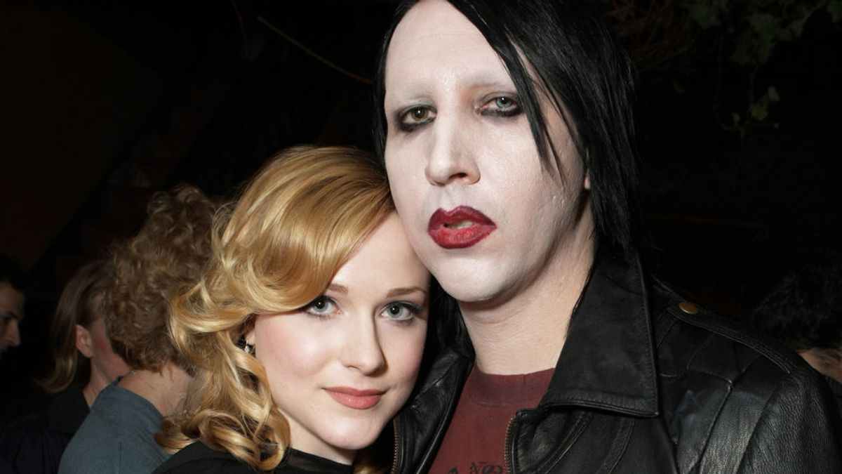 Evan Rachel Wood y Marilyn Manson Evan Rachel Wood y Marilyn Manson