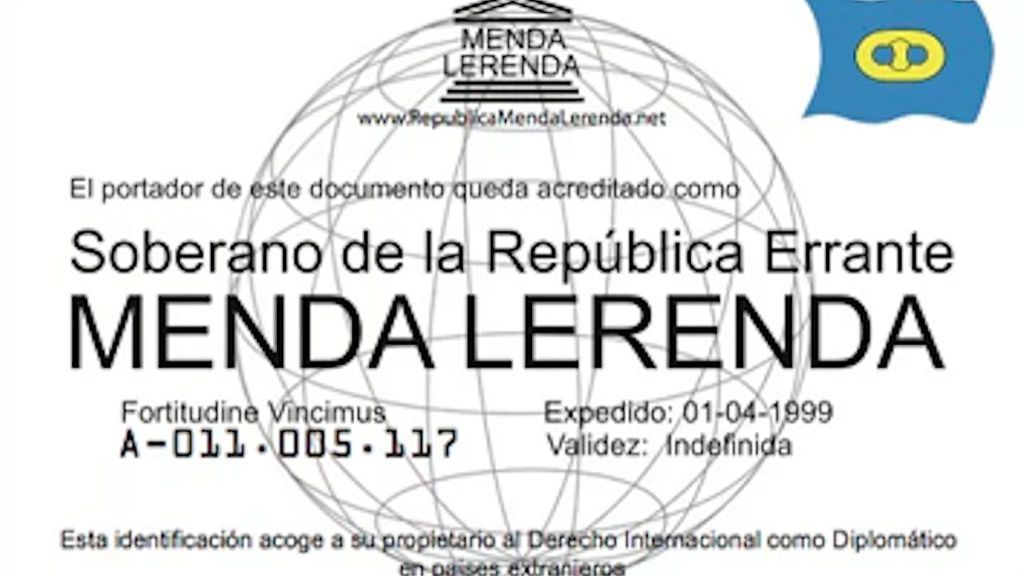 Detenido en Galicia tras identificarse como diplomático de la “República Errante de Menda Lerenda” Detenido en Galicia tras identificarse como diplomático de la “República Errante de Menda Lerenda”
