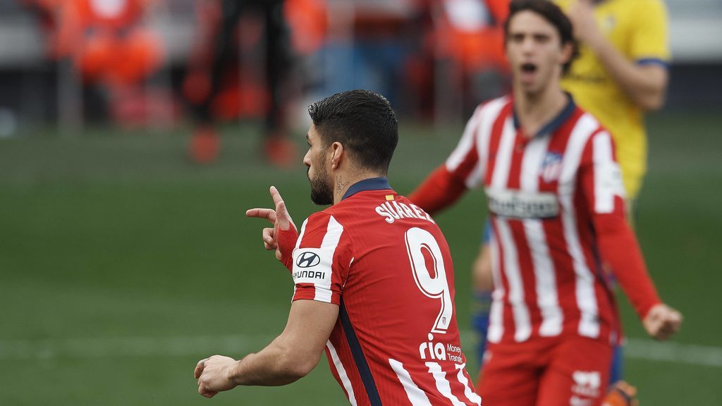 Luis Suárez hizo un doblete con el Atlético.