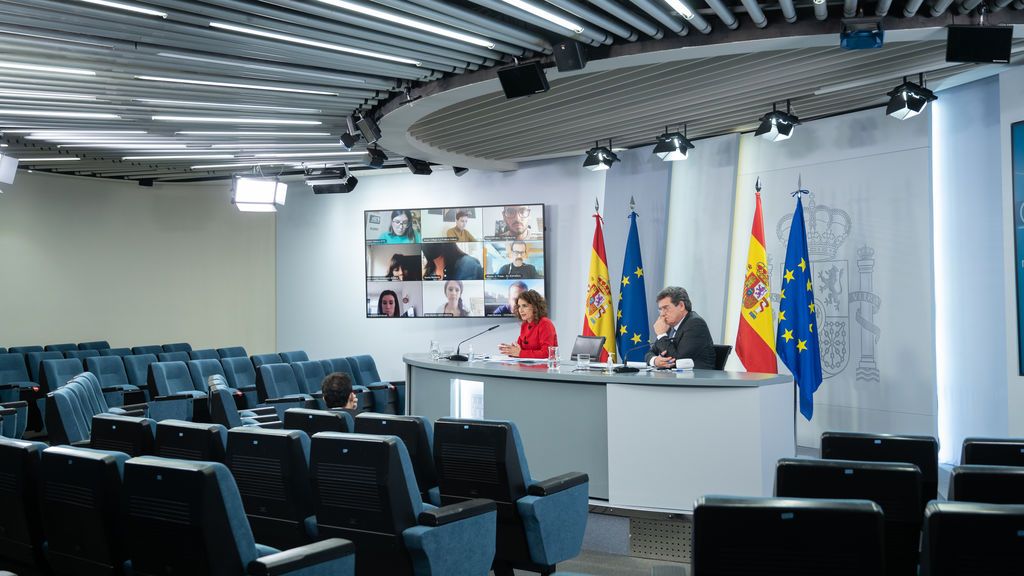 Rueda de prensa en Moncloa tras el Consejo de Ministros del dos de febrero Rueda de prensa en Moncloa tras el Consejo de Ministros del dos de febrero