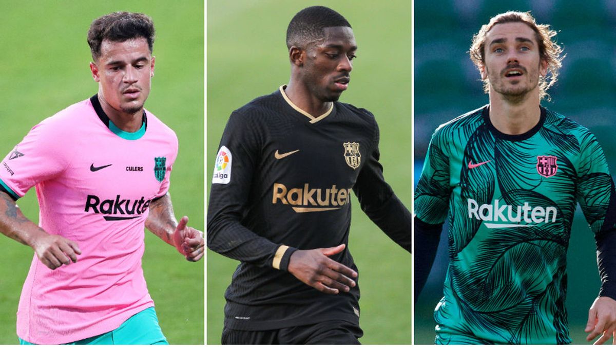 La otra causa de la crisis del Barça: Griezmann, Coutinho y Dembelé le cuestan casi 800 millones al club La otra causa de la crisis del Barça: Griezmann, Coutinho y Dembelé le cuestan casi 800 millones al club