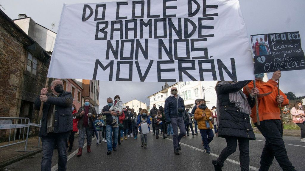 Protestas vecinales en Baamonde