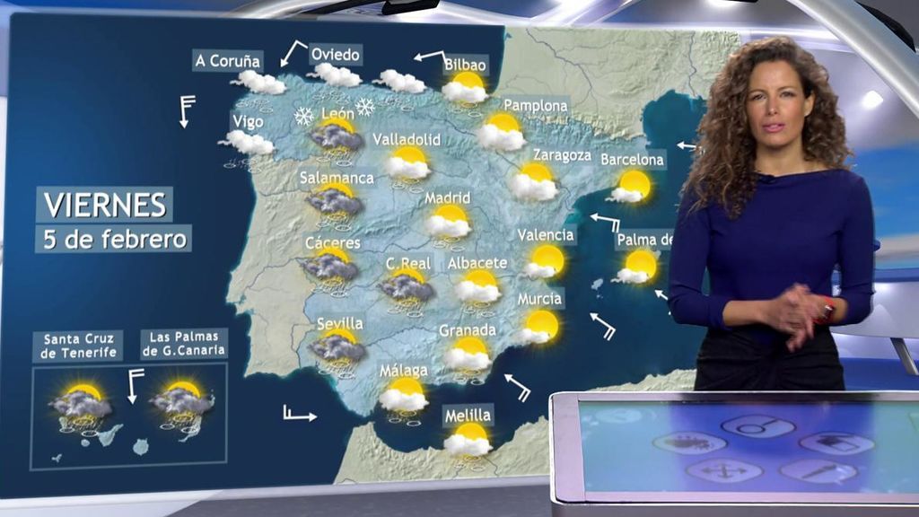 Las lluvias se van a intensificar en casi toda España el viernes