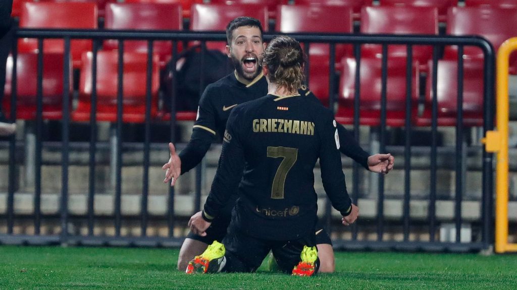 Jordi Alba y Griezmann fueron clave en la remontada culé.