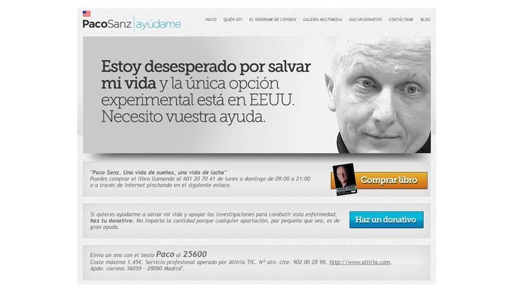 En su página web, Sanz facilitaba los tres métodos para conseguir dinero de forma ilícita.