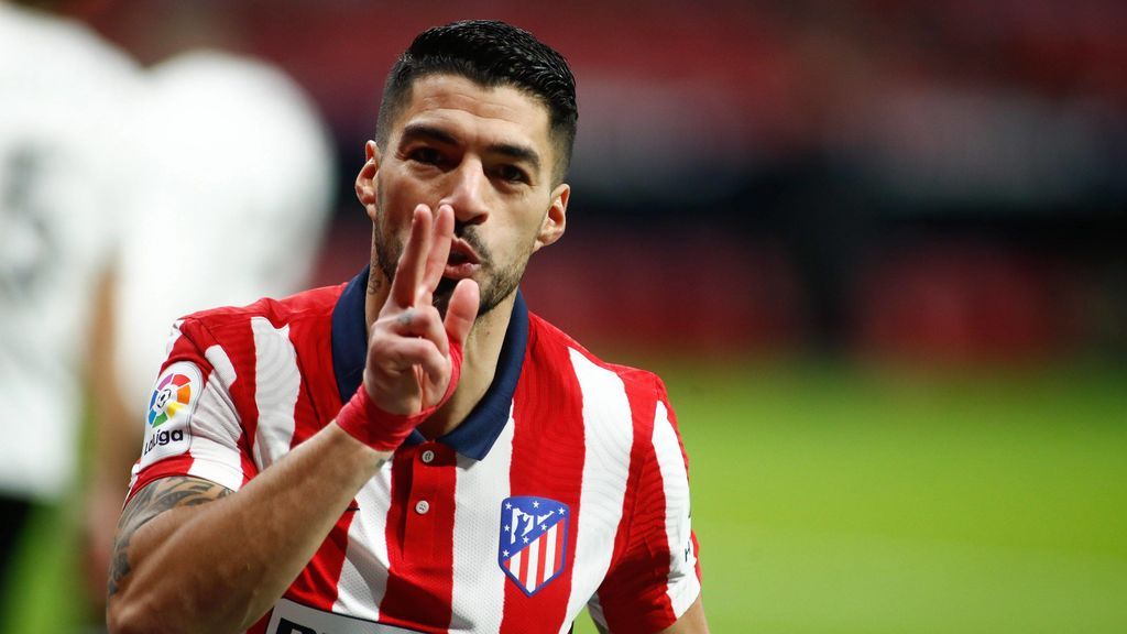 Luis Suárez es pichichi de la Liga con el Atlético.