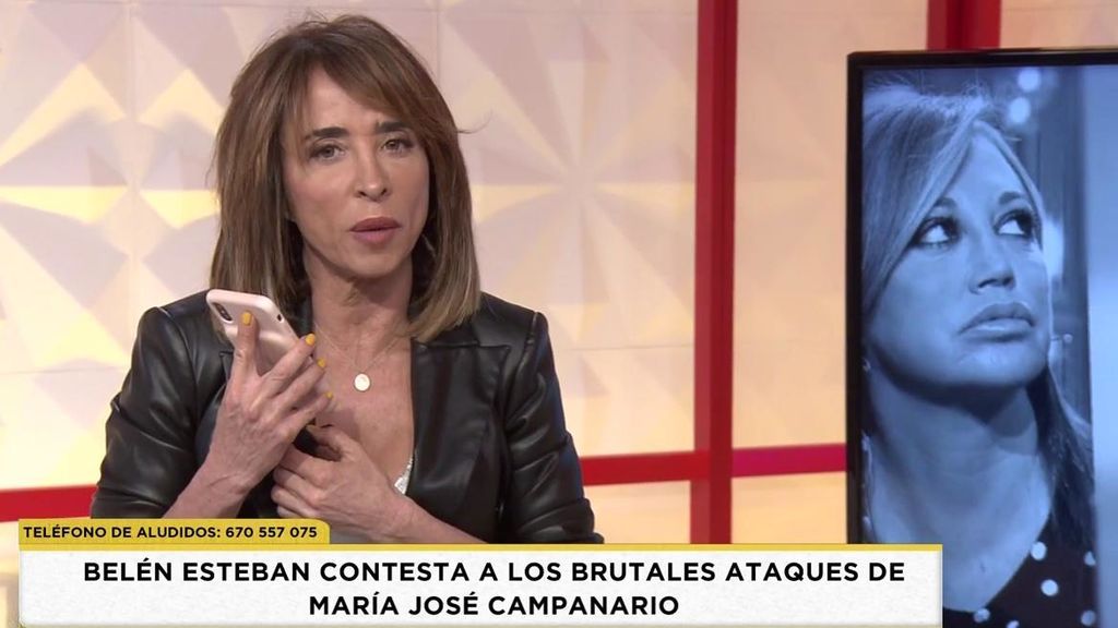 Belén Esteban reacciona a la dura carta de la Campa