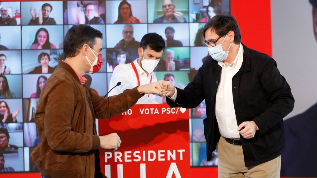 Sánchez reivindica a Illa como la opción de la izquierda y el catalanismo Sánchez reivindica a Illa como la opción de la izquierda y el catalanismo