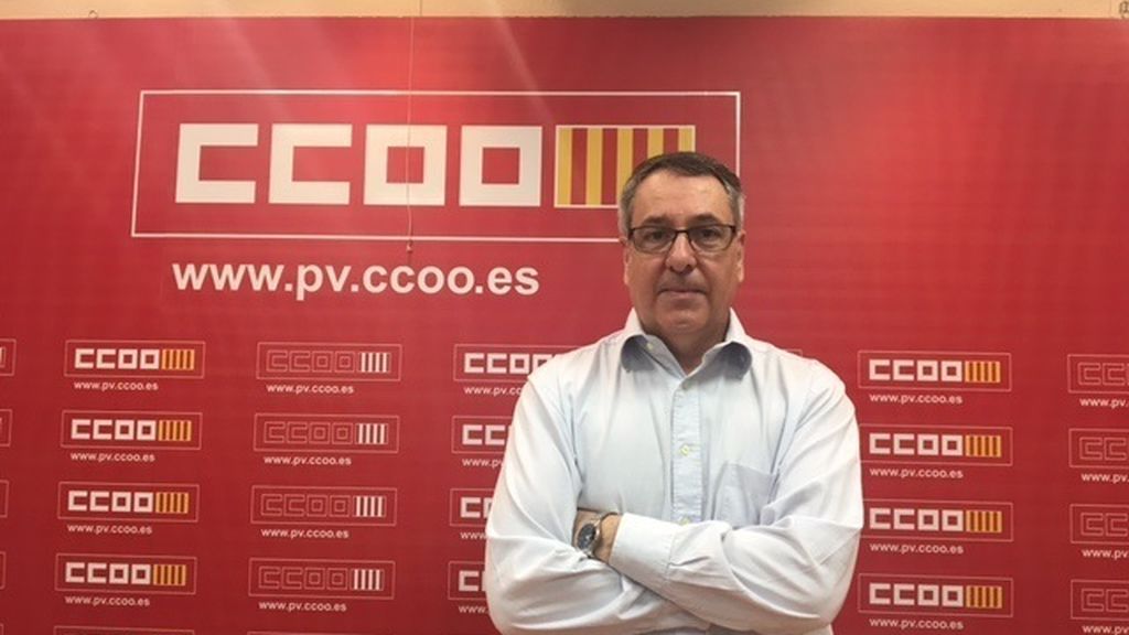 El secretario general de CCOO PV, Arturo León, en una imagen de archivo