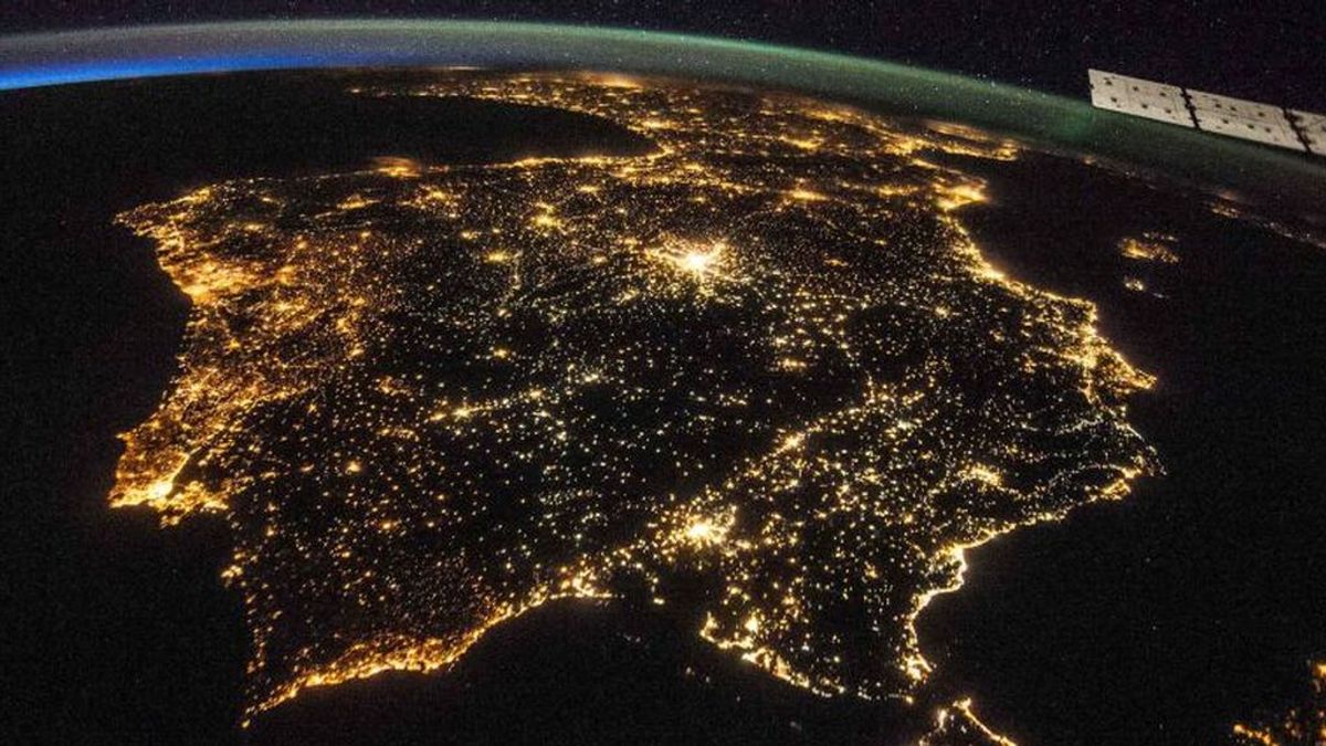 Contaminación lumínica en España