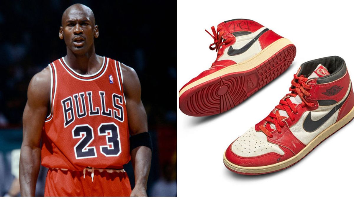 Subastan las primeras zapatillas de Michael Jordan por 1 millón de dólares