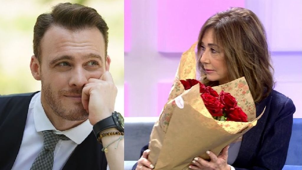 Serkan Bolat sorprende a Ana Rosa entregándole un ramo de flores: "Pocas veces en mi vida me he quedado tan cortada"