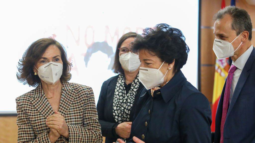 La vicepresidenta del Gobierno, Carmen Calvo La vicepresidenta del Gobierno, Carmen Calvo