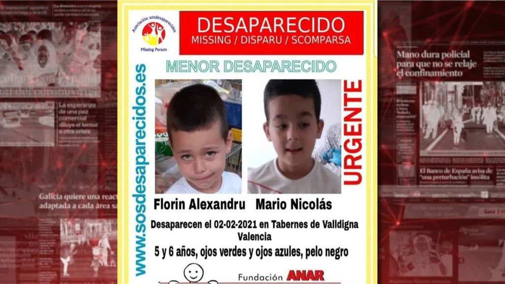 Niños desaparecidos en Valencia