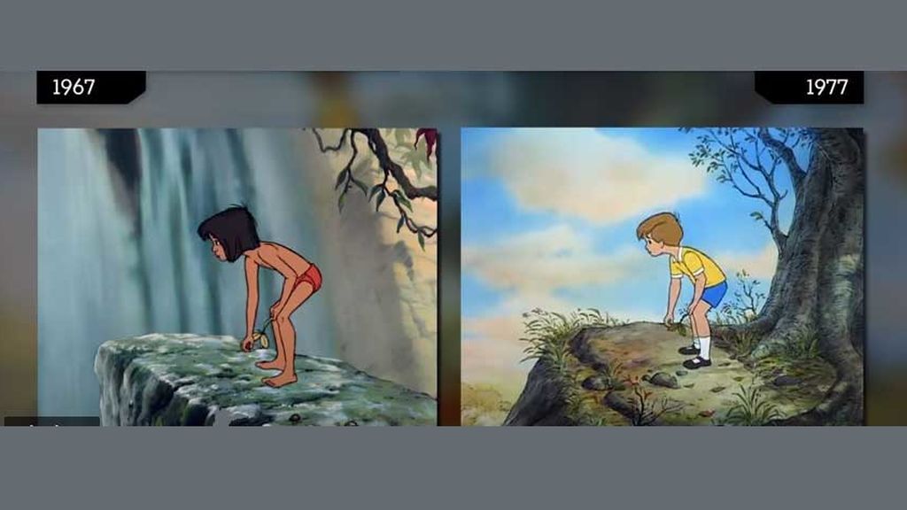 El libro de la selva (1967) vs. Las nuevas aventuras de Winnie Pooh (1977)