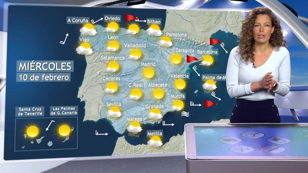 Las lluvias y el viento se extenderán a casi toda España el martes