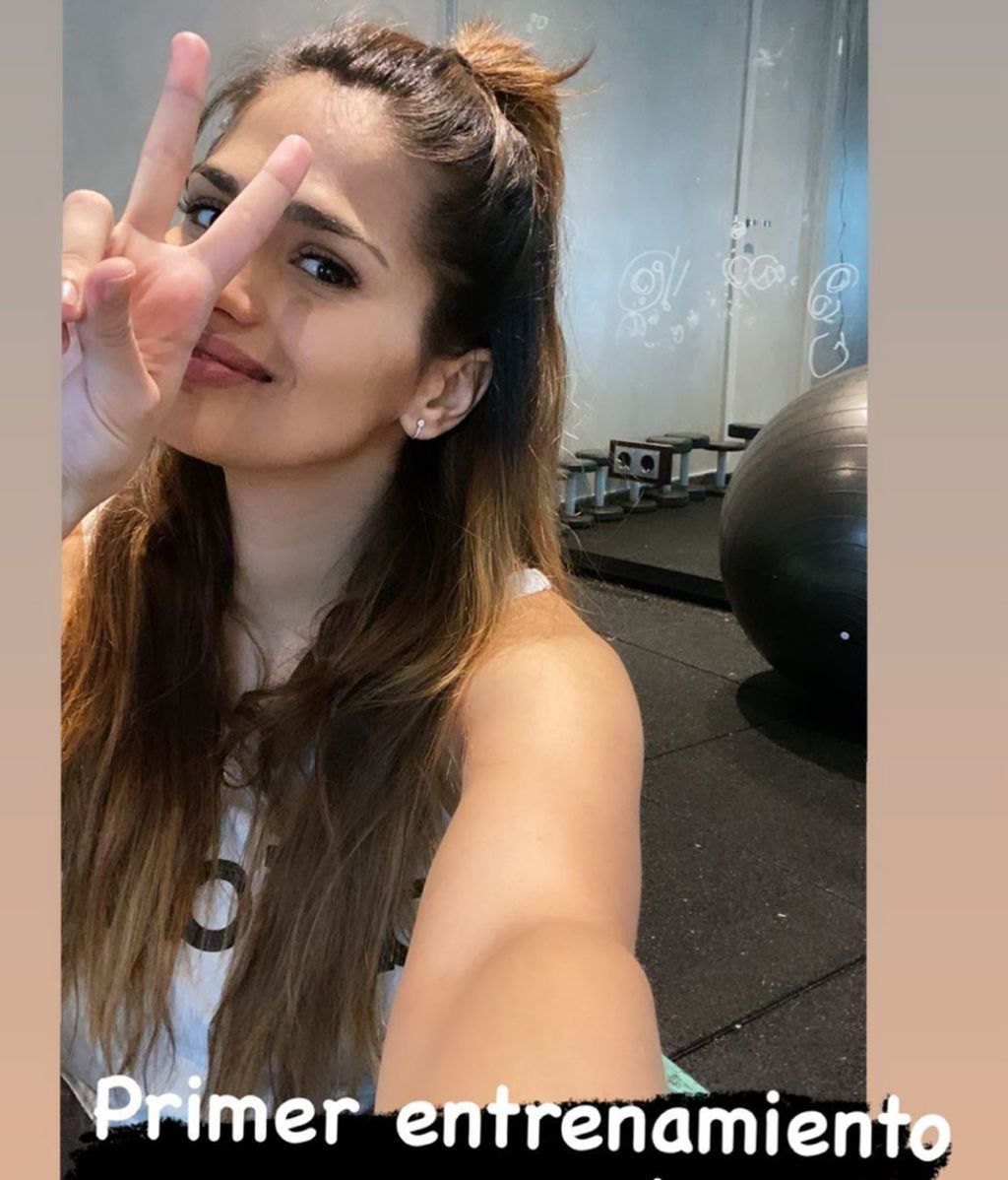 El entrenamiento posparto de Sara Sálamo