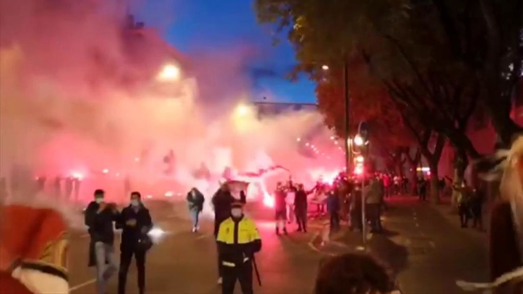Llegada del Sevilla