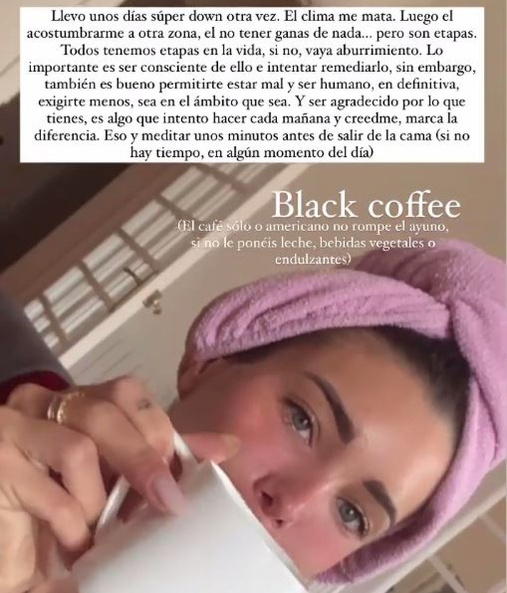 Marta López Álamo se sincera en Instagram