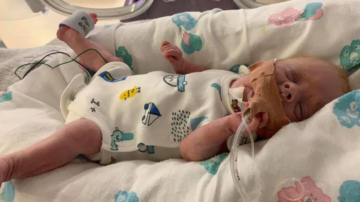 Un bebé que nació prematuro a los seis meses de gestación supera la E. coli, una sepsis y el coronavirus