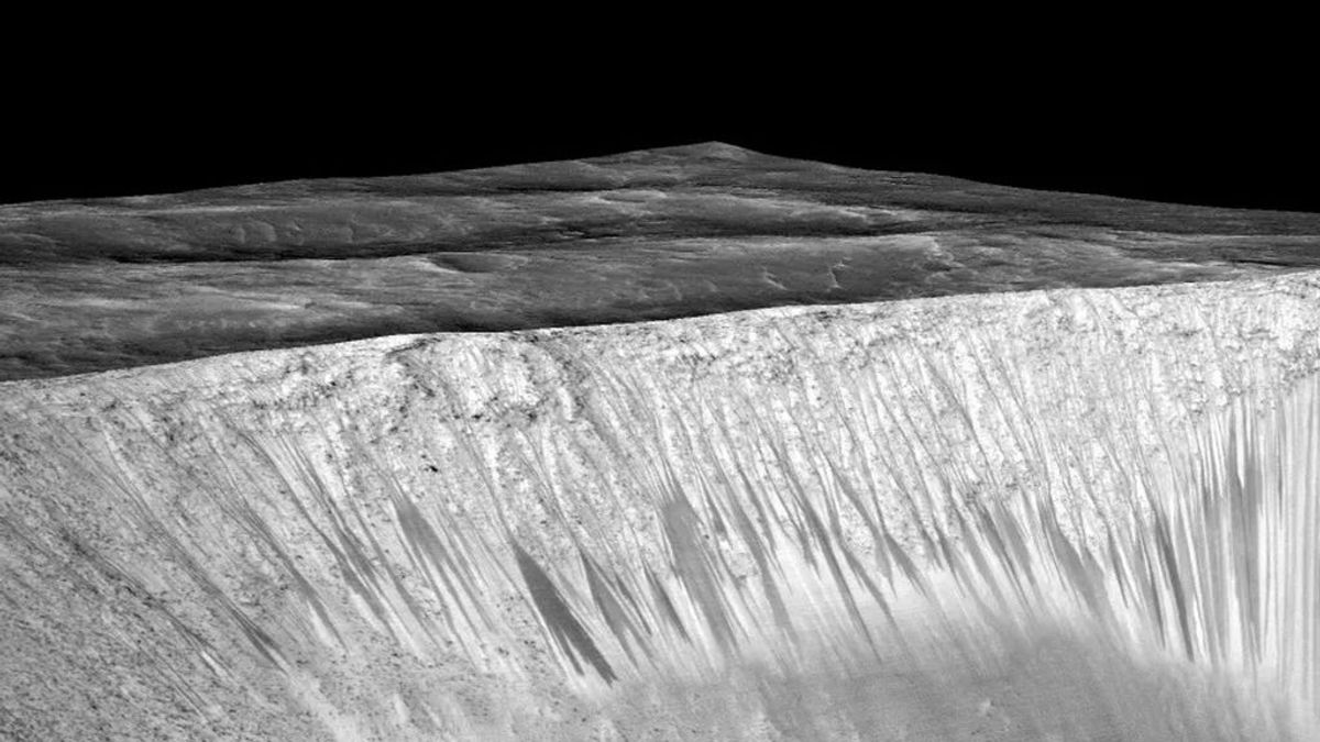 Descubren el origen de las misteriosas líneas negras en la superficie de Marte