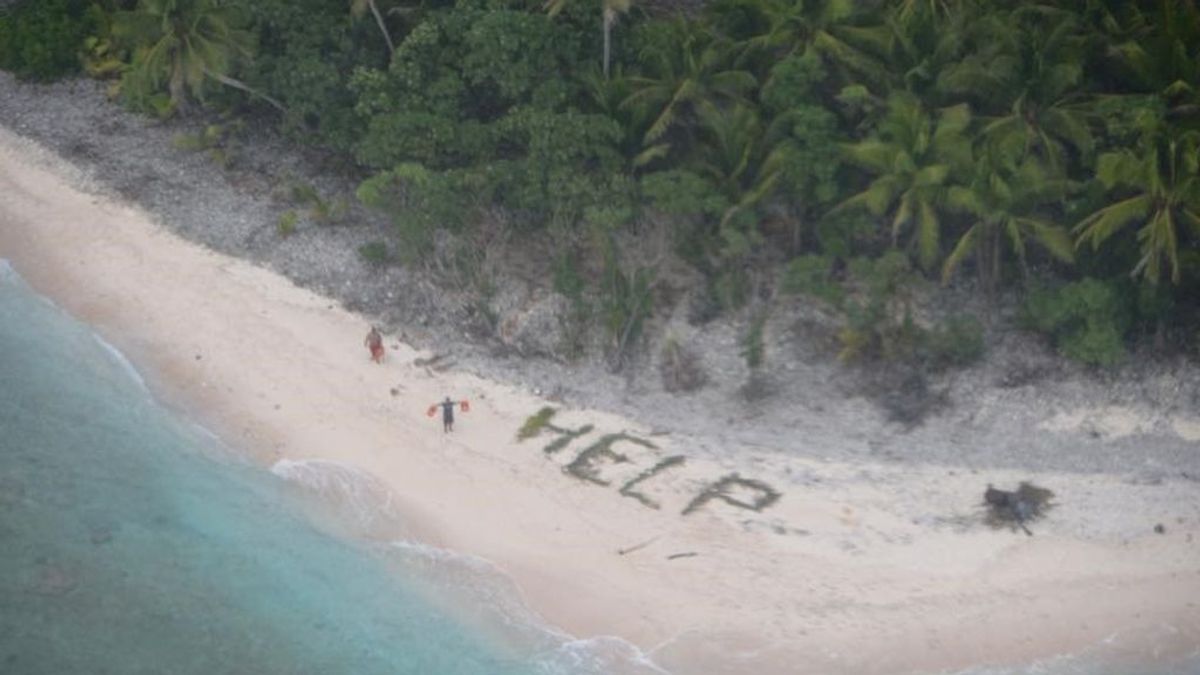 Rescate de película en una isla desierta de Bahamas: tres personas, 33 días alimentándose de cocos