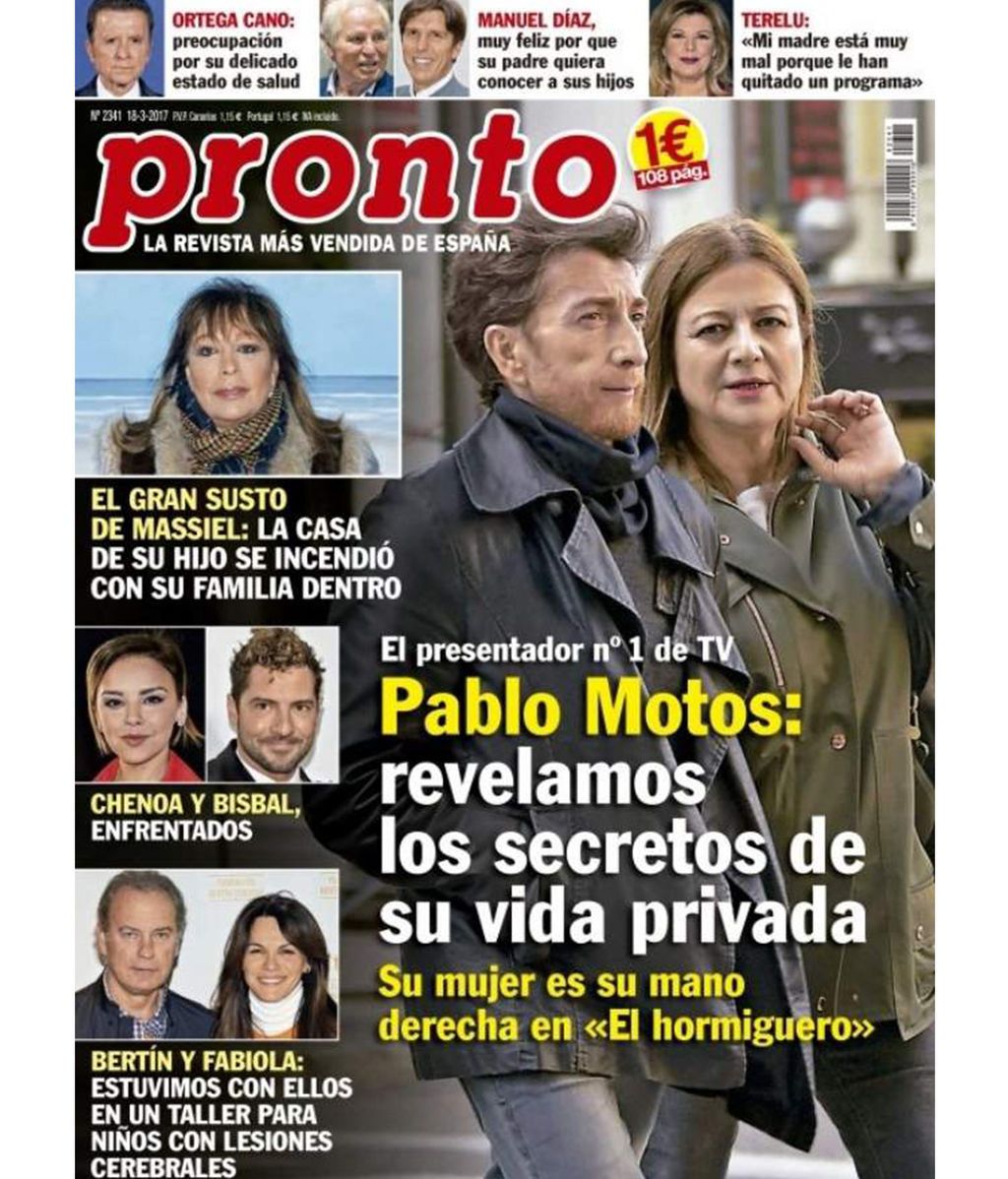 Pablo Motos y su mujer
