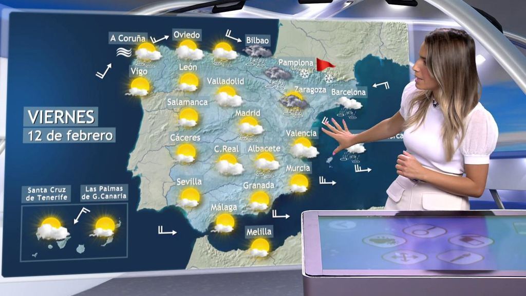 Un frente provocará lluvias extendidas en España el viernes