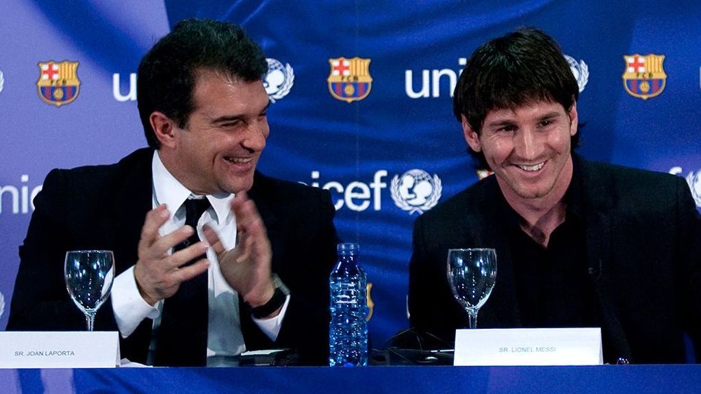 Se filtra el proyecto deportivo de Joan Laporta: los fichajes con los que quiere convencer a Messi para renovar