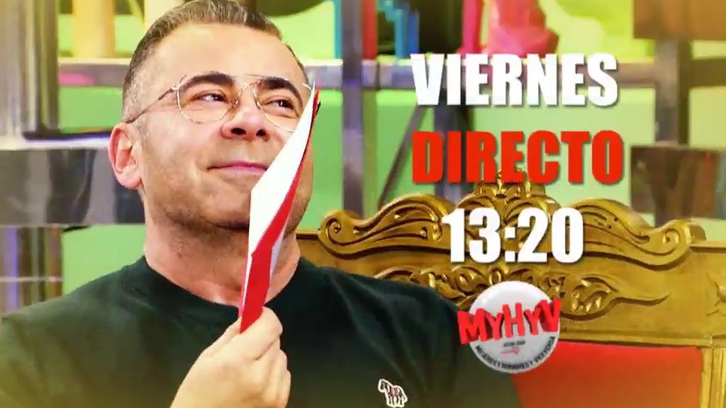 Este viernes, Jorge Javier Vázquez nos cuenta si quiere ser tronista de 'MyH'
