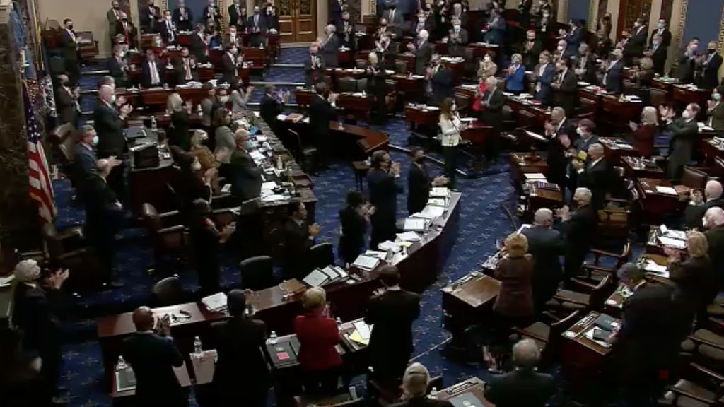 El impeachment a Trump queda visto para sentencia El impeachment a Trump queda visto para sentencia