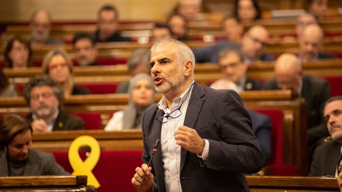 Carlos Carrizosa (Ciutadans), en el Parlament Carlos Carrizosa (Ciutadans), en el Parlament
