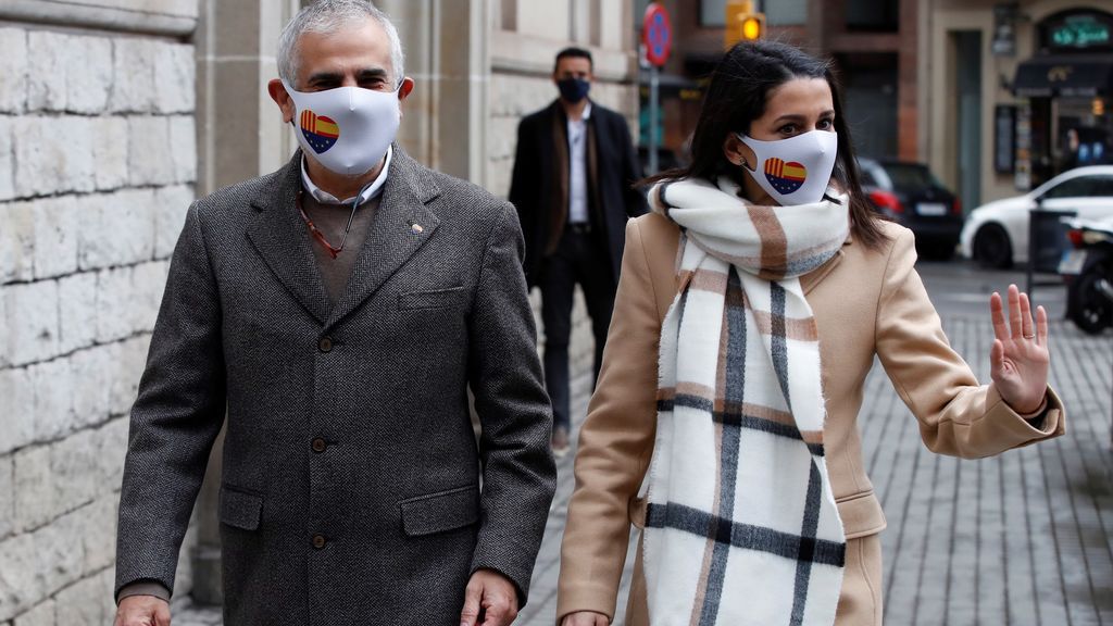 El candidato de Ciudadanos a la presidencia de la Generalitat, Carlos Carrizosa