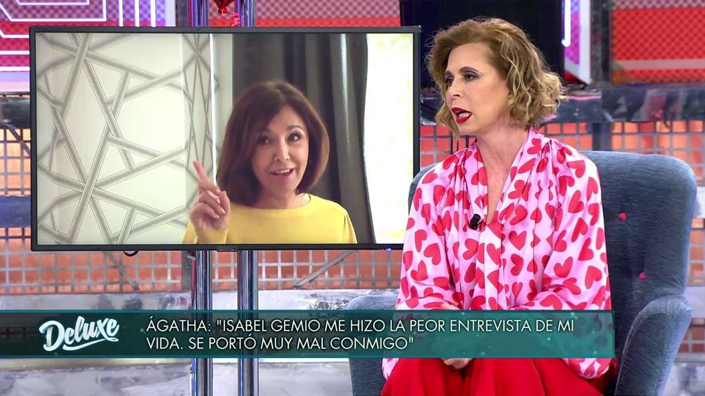 La desagradable anécdota de Ágatha Ruiz de la Prada con Isabel Gemio