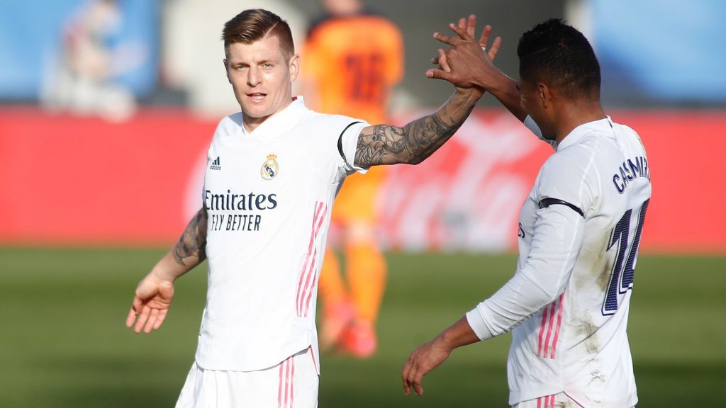 Toni Kroos marcó el segundo tanto al Valencia.