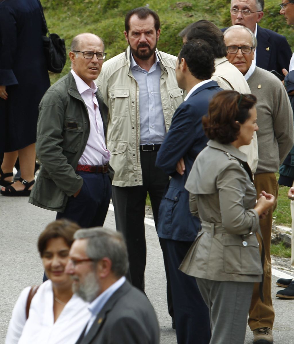 El padre de Letizia, en unos actos en Covadonga en 2018