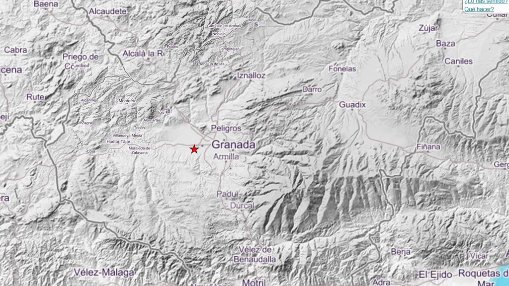 Un nuevo terremoto de 3,5 grados sacude Granada Un nuevo terremoto de 3,5 grados sacude Granada