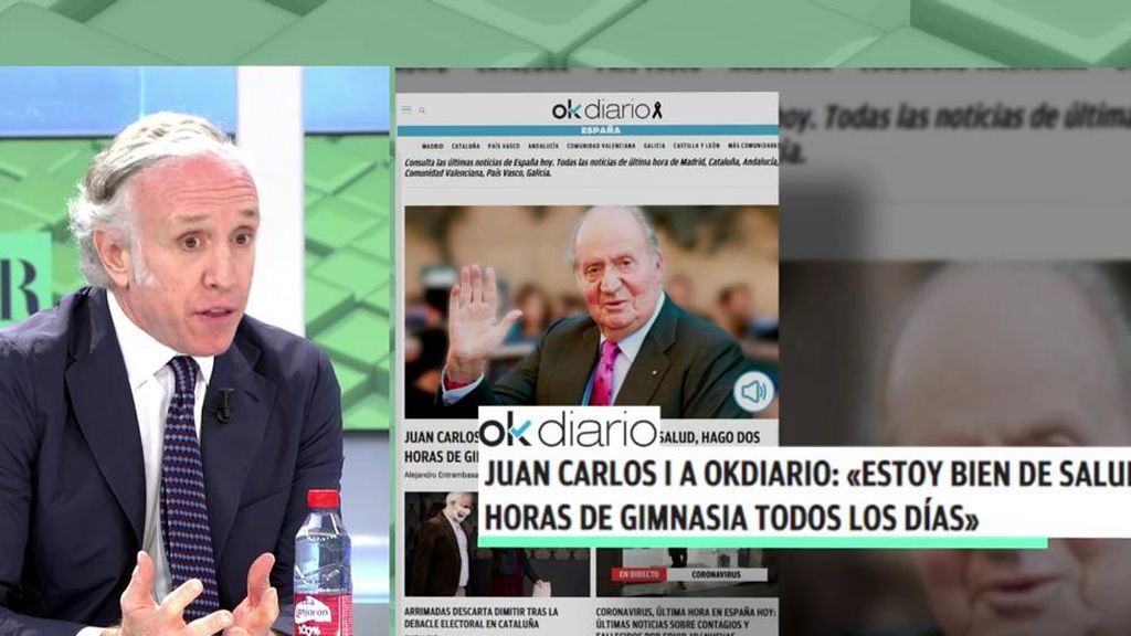 Juan Carlos I: "Estoy bien, hago dos horas de gimnasia diaras"