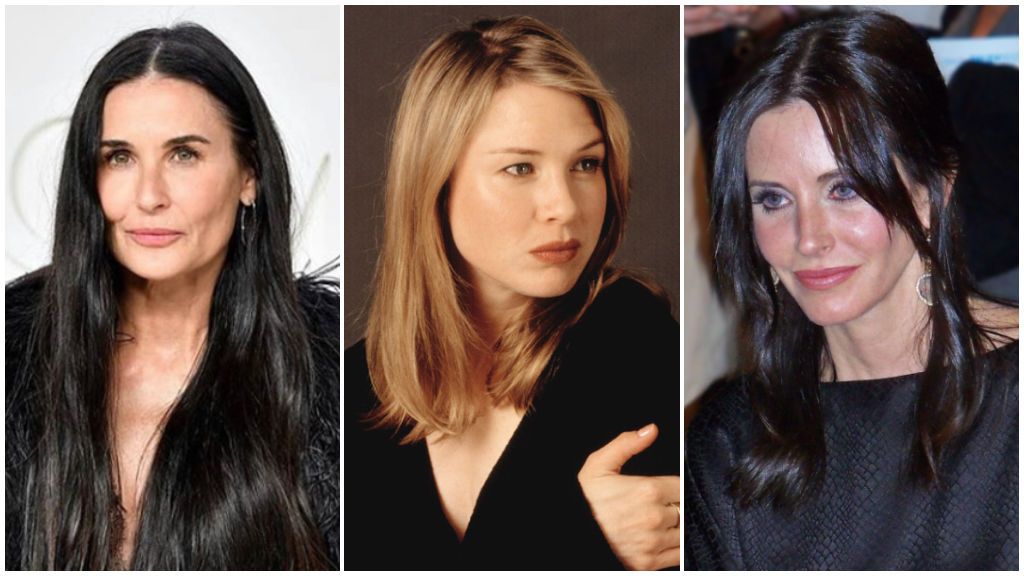 Demi Moore y otras famosas que se obsesionaron con parecer más jóvenes: los cambios estéticos más impactantes.