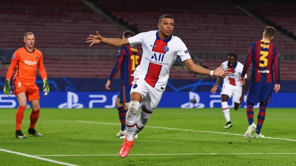 El PSG se lleva el primer asalto ante el Barça con un gran Mbappé