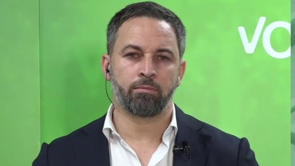 Santiago Abascal, habla sobre los buenos resultados de Vox en las elecciones catalanas