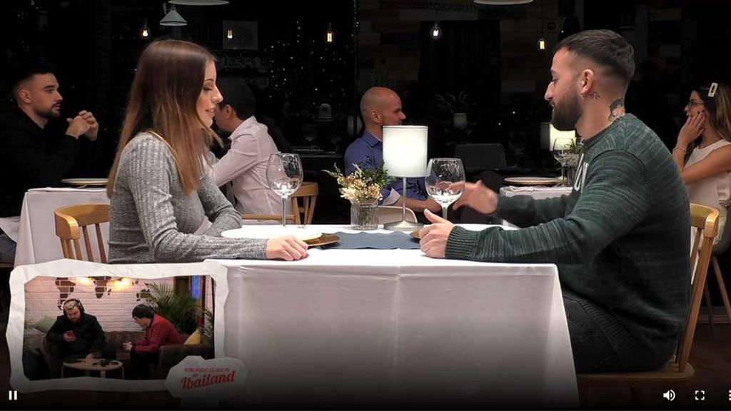 Paula y Christian, en su cita