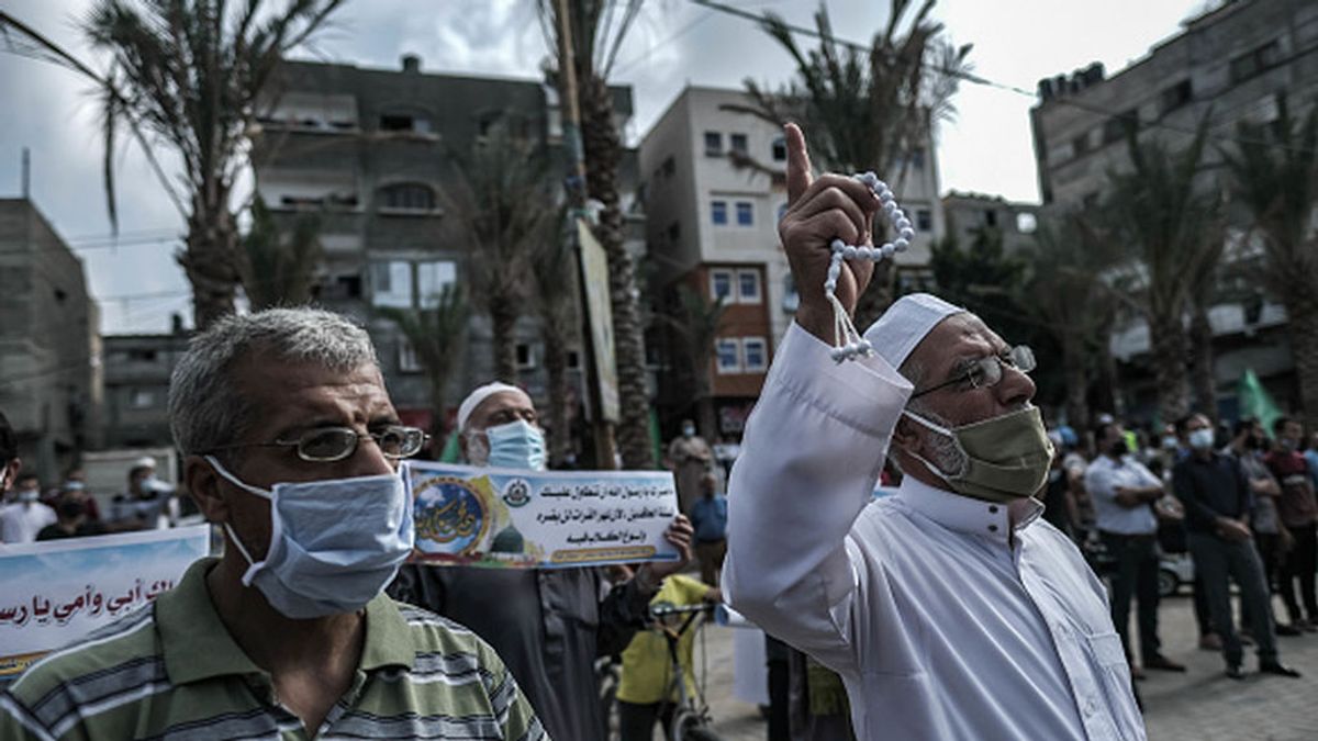 Los palestinos acusan a Israel de demorar la transferencia de vacunas a Gaza Los palestinos acusan a Israel de demorar la transferencia de vacunas a Gaza