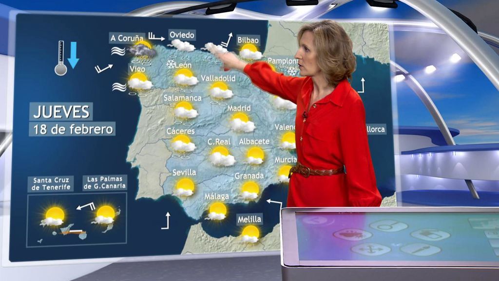El jueves llegará un frente con lluvias y viento a España