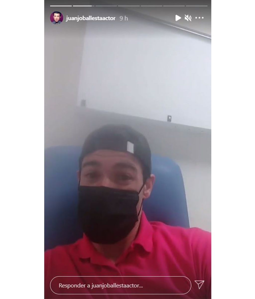 Juanjo Ballesta en el hospital